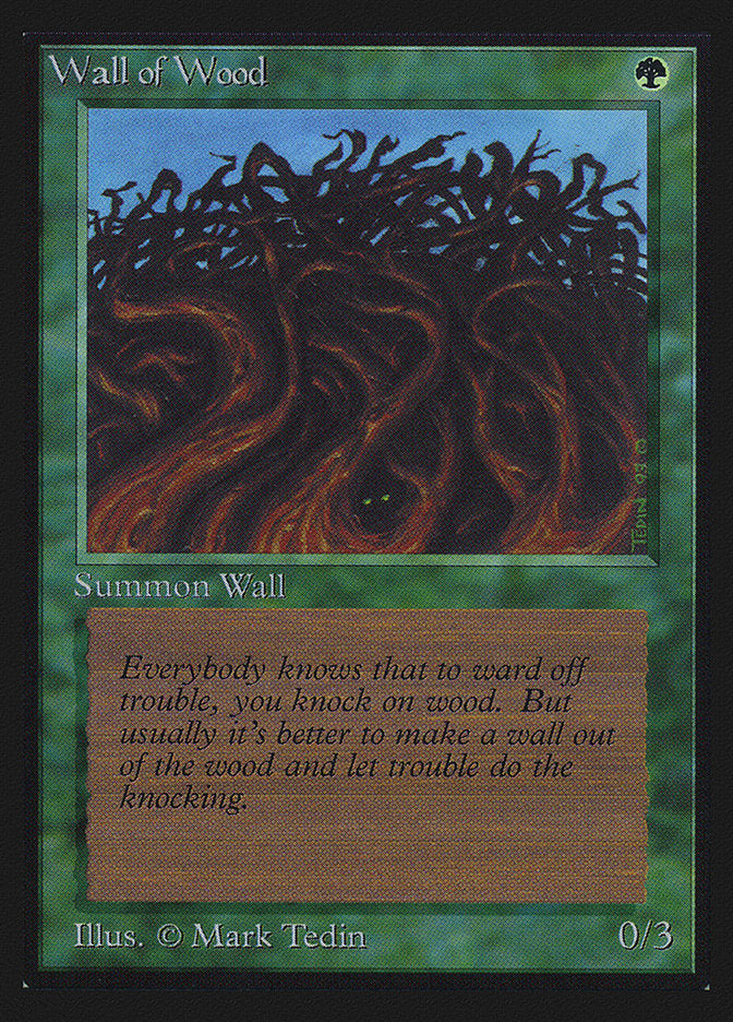 Wall of Wood [International Collectors' Edition] | Jomio and Rueliete's Cards and Comics