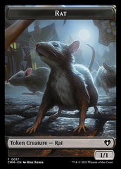 City's Blessing // Rat Double-Sided Token [Commander Masters Tokens] | Jomio and Rueliete's Cards and Comics