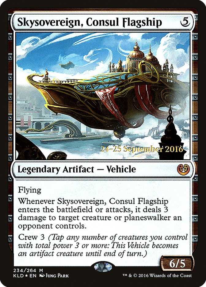 Skysovereign, Consul Flagship [Kaladesh Prerelease Promos] | Jomio and Rueliete's Cards and Comics