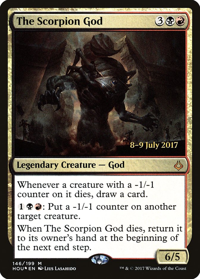 The Scorpion God [Hour of Devastation Prerelease Promos] | Jomio and Rueliete's Cards and Comics