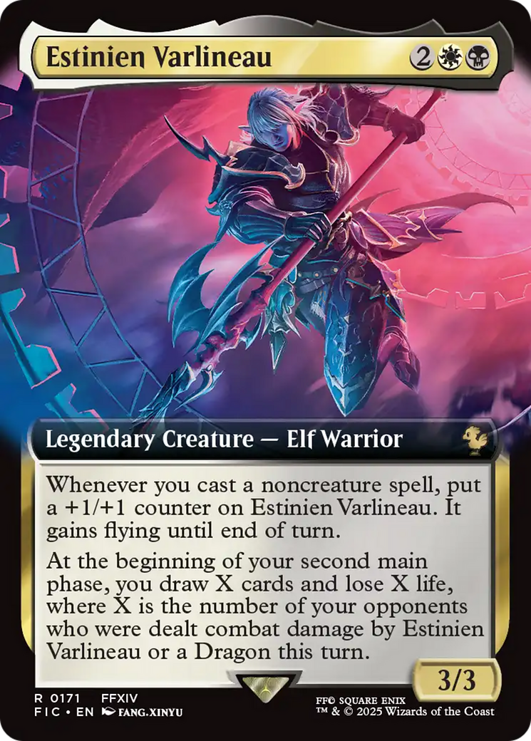 Estinien Varlineau (Extended Art) [FINAL FANTASY Commander] | Jomio and Rueliete's Cards and Comics