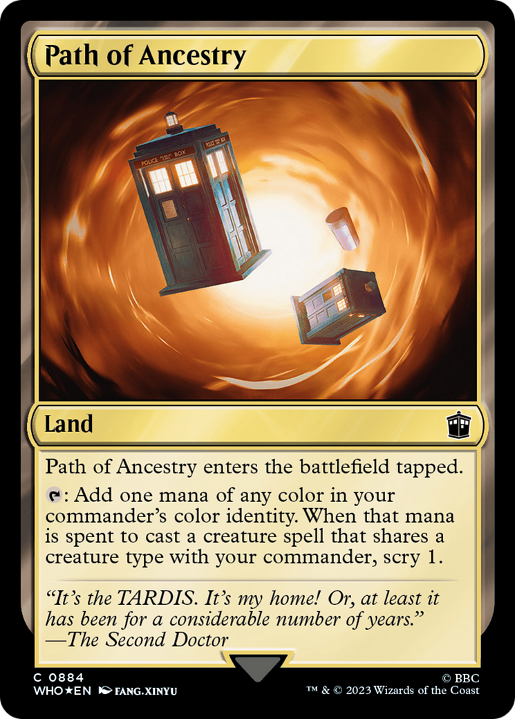 Path of Ancestry (Surge Foil) [Doctor Who] | Jomio and Rueliete's Cards and Comics