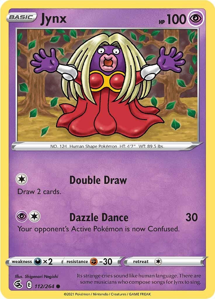 Jynx (112/264) [Sword & Shield: Fusion Strike] | Jomio and Rueliete's Cards and Comics