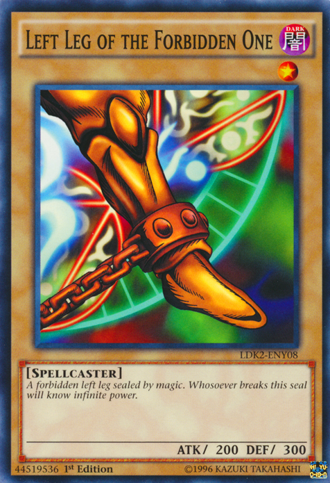 Left Leg of the Forbidden One [LDK2-ENY08] Common | Jomio and Rueliete's Cards and Comics