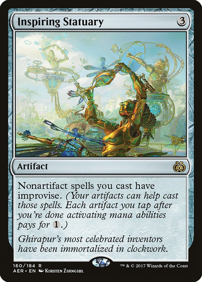 Inspiring Statuary [Aether Revolt] | Jomio and Rueliete's Cards and Comics