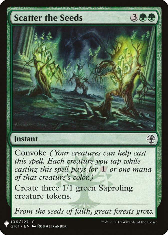 Scatter the Seeds [Mystery Booster] | Jomio and Rueliete's Cards and Comics