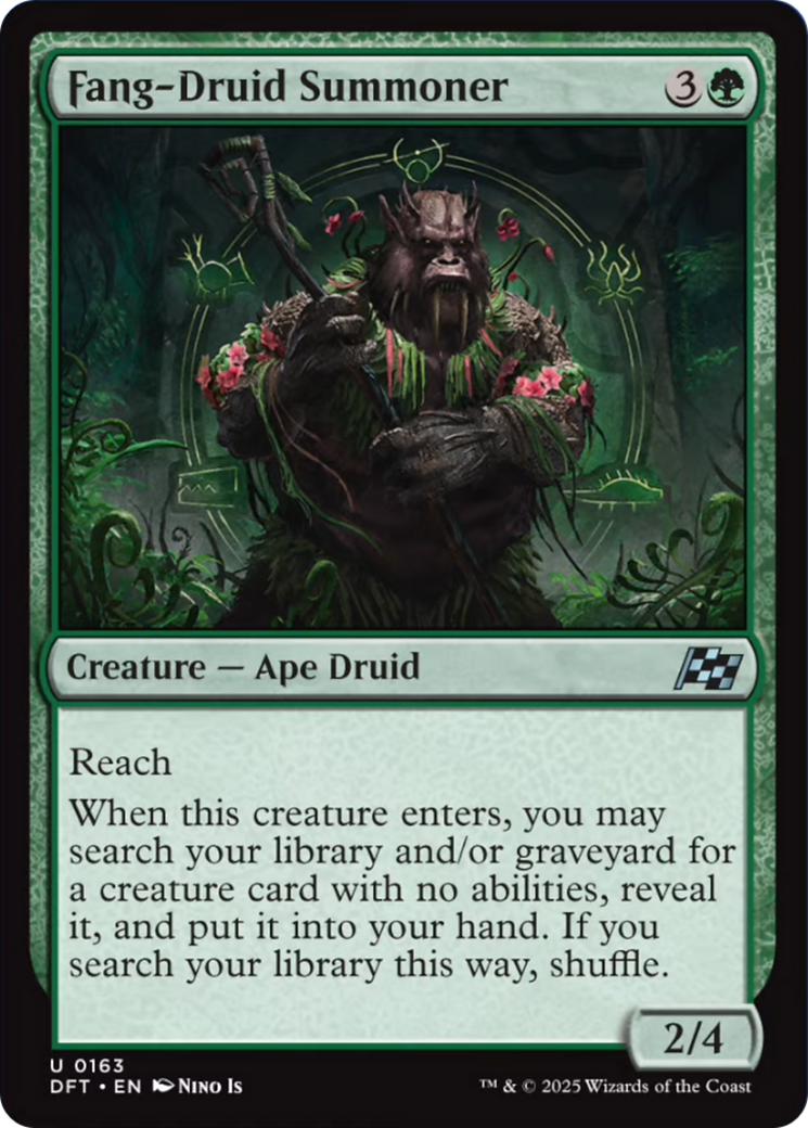 Fang-Druid Summoner [Aetherdrift] | Jomio and Rueliete's Cards and Comics