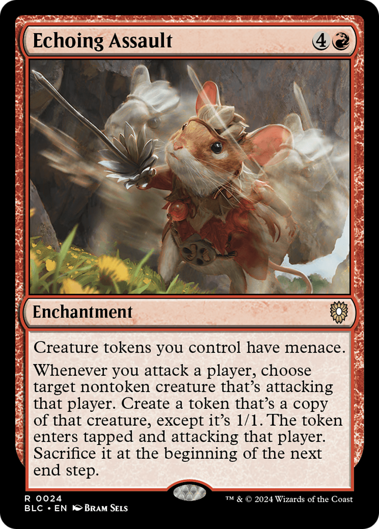 Echoing Assault [Bloomburrow Commander] | Jomio and Rueliete's Cards and Comics