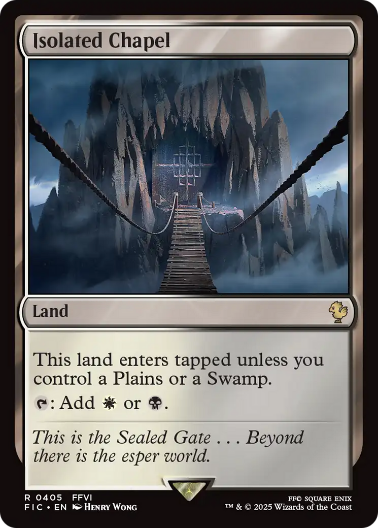 Isolated Chapel [FINAL FANTASY Commander] | Jomio and Rueliete's Cards and Comics