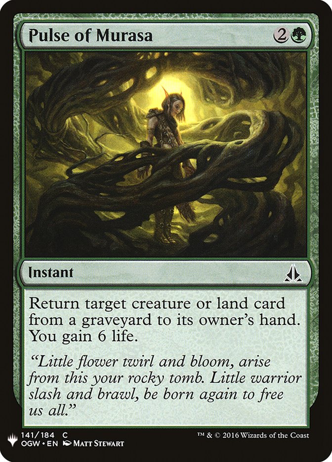 Pulse of Murasa [Mystery Booster] | Jomio and Rueliete's Cards and Comics