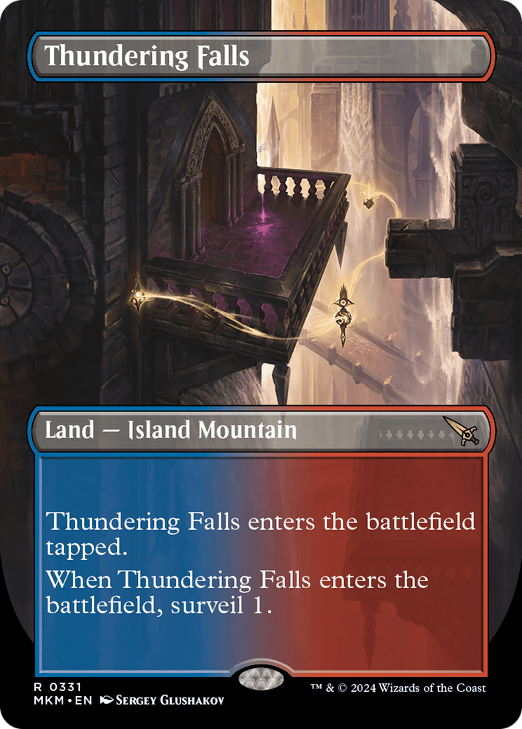 Thundering Falls (Borderless) [Murders at Karlov Manor] | Jomio and Rueliete's Cards and Comics