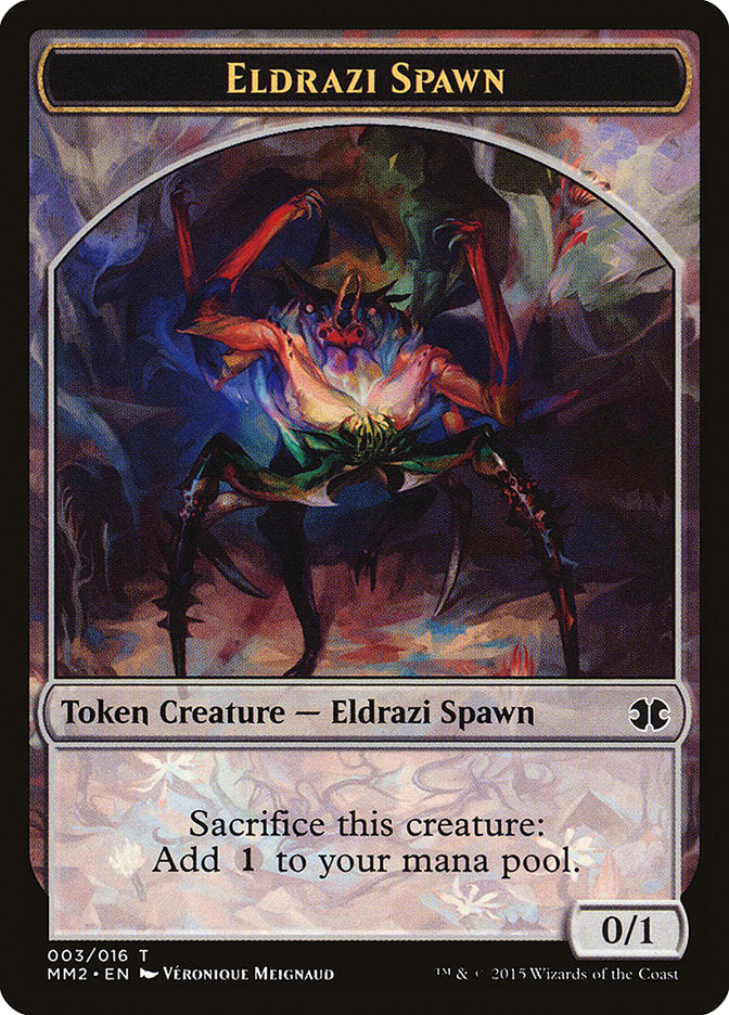 Eldrazi Spawn Token (003/016) [Modern Masters 2015 Tokens] | Jomio and Rueliete's Cards and Comics