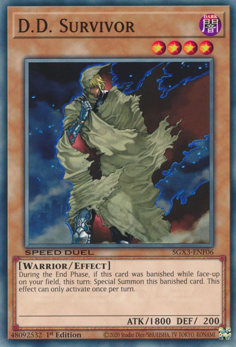 D.D. Survivor [SGX3-ENF06] Common | Jomio and Rueliete's Cards and Comics