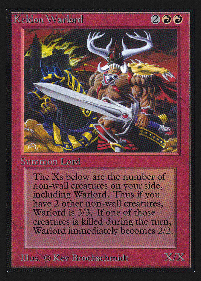 Keldon Warlord [Collectors' Edition] | Jomio and Rueliete's Cards and Comics