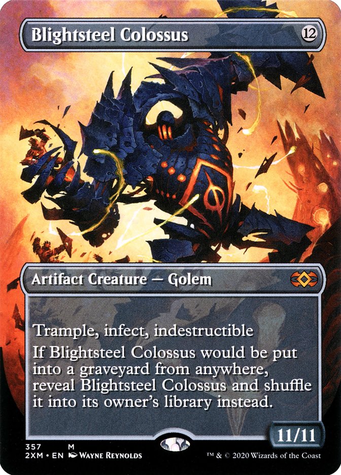 Blightsteel Colossus (Toppers) [Double Masters] | Jomio and Rueliete's Cards and Comics