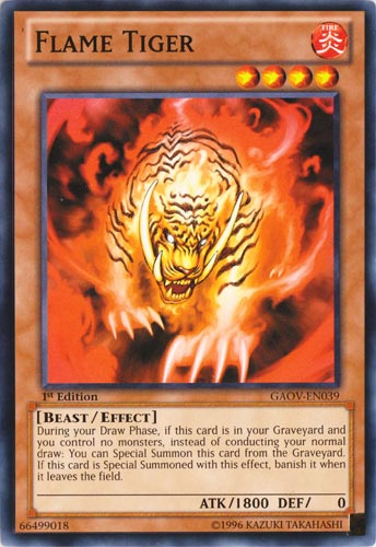 Flame Tiger [GAOV-EN039] Common | Jomio and Rueliete's Cards and Comics
