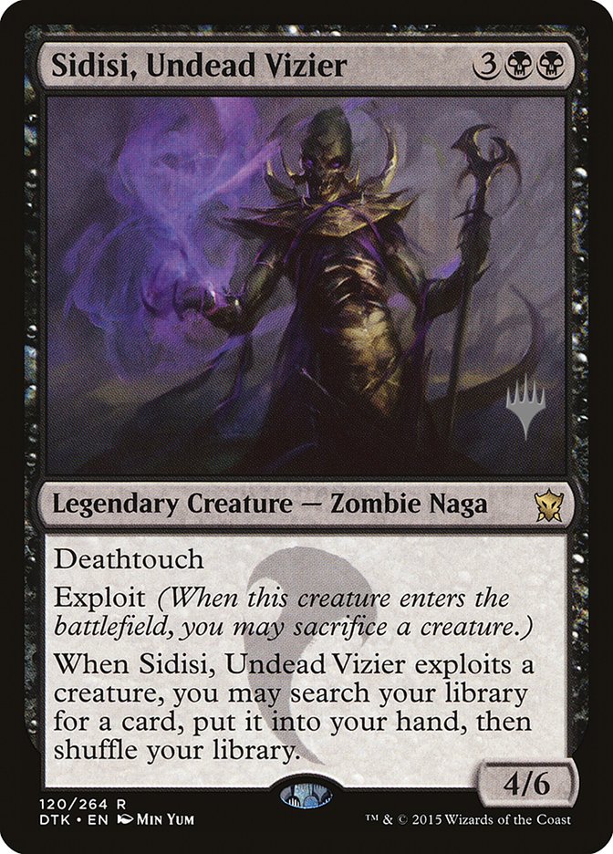 Sidisi, Undead Vizier (Promo Pack) [Dragons of Tarkir Promos] | Jomio and Rueliete's Cards and Comics