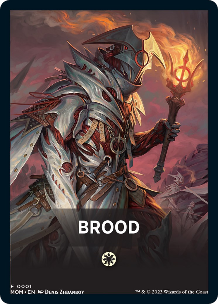 Brood Theme Card [March of the Machine Tokens] | Jomio and Rueliete's Cards and Comics