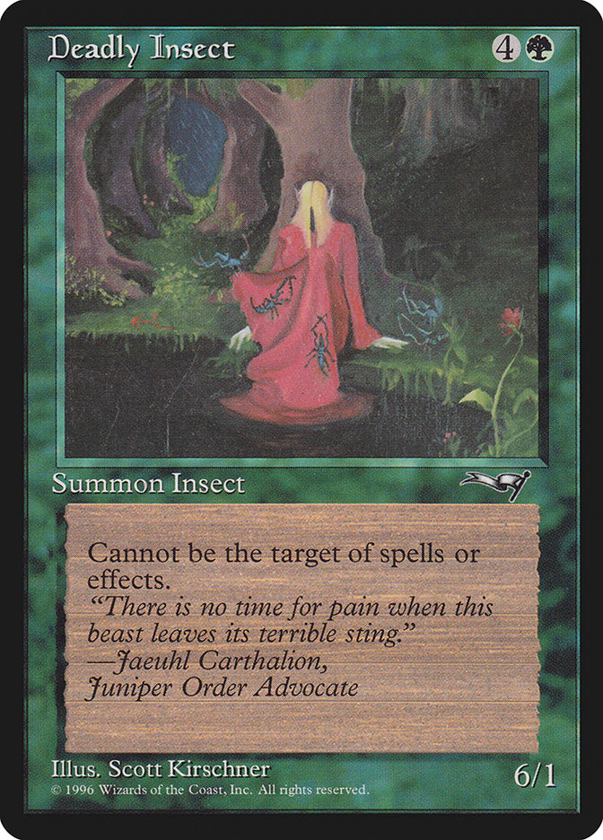 Deadly Insect (Pond) [Alliances] | Jomio and Rueliete's Cards and Comics