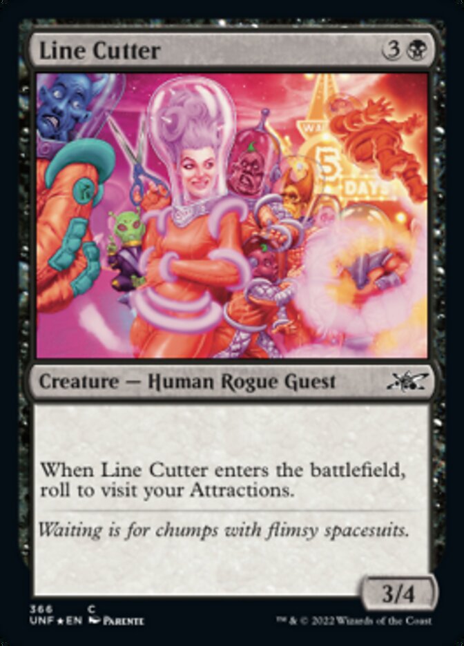 Line Cutter (Galaxy Foil) [Unfinity] | Jomio and Rueliete's Cards and Comics