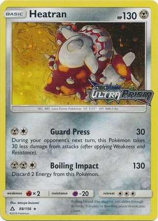 Heatran (88/156) [Alternate Art Promos] | Jomio and Rueliete's Cards and Comics
