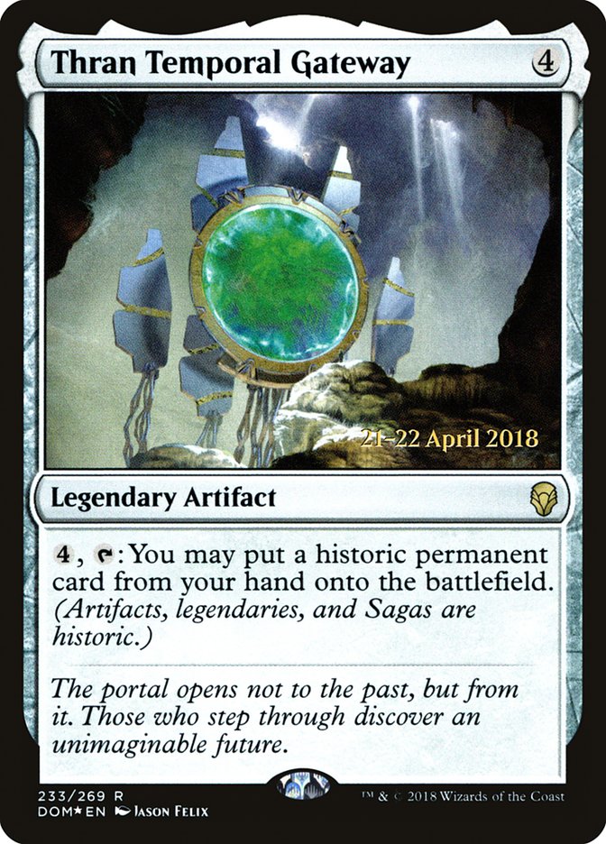 Thran Temporal Gateway [Dominaria Prerelease Promos] | Jomio and Rueliete's Cards and Comics