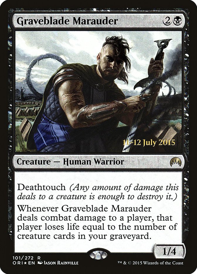 Graveblade Marauder [Magic Origins Prerelease Promos] | Jomio and Rueliete's Cards and Comics