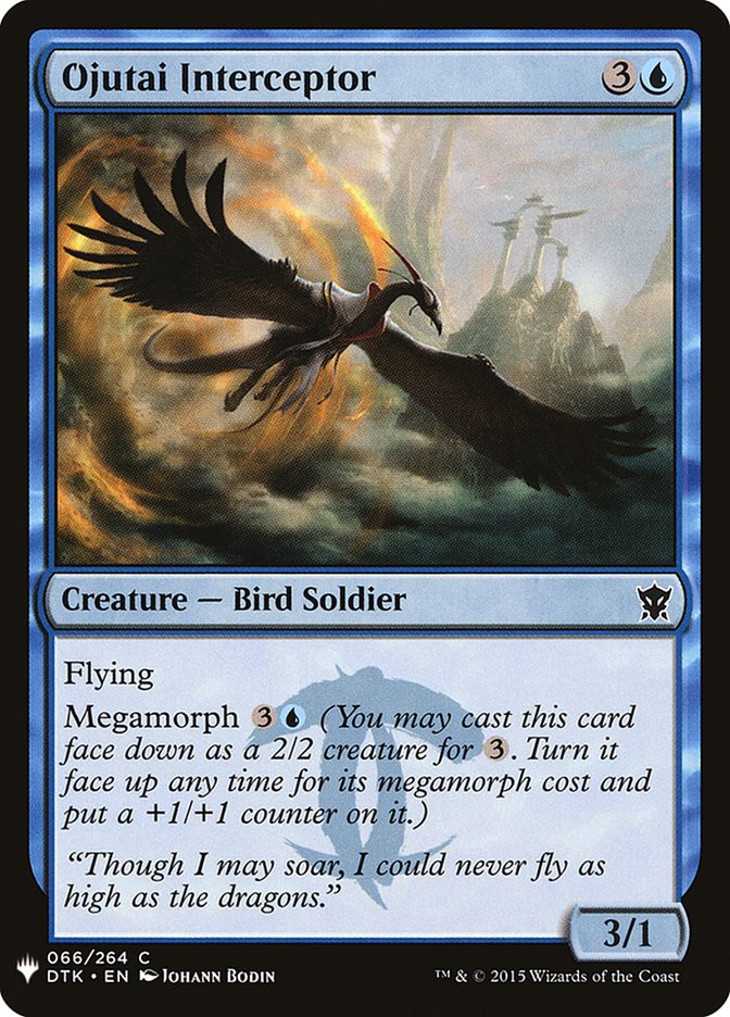 Ojutai Interceptor [Mystery Booster] | Jomio and Rueliete's Cards and Comics