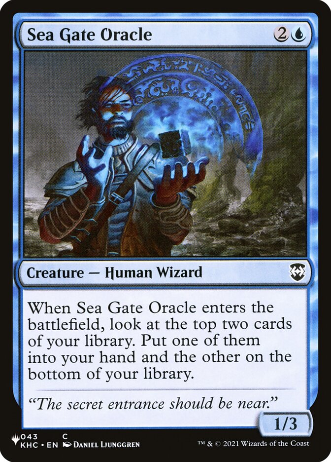 Sea Gate Oracle [The List] | Jomio and Rueliete's Cards and Comics