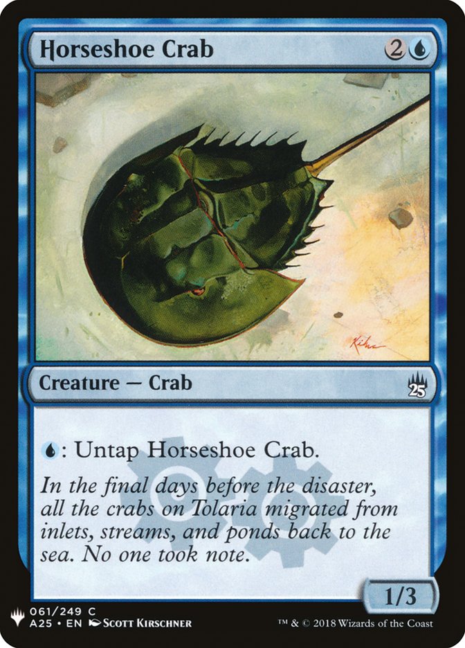 Horseshoe Crab [Mystery Booster] | Jomio and Rueliete's Cards and Comics