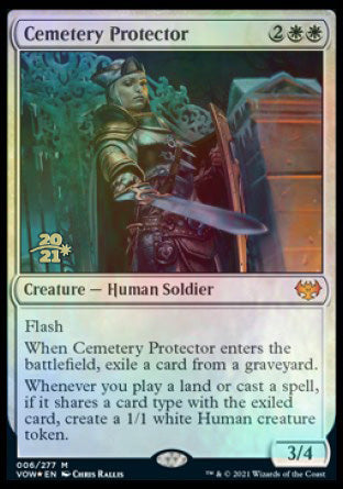 Cemetery Protector [Innistrad: Crimson Vow Prerelease Promos] | Jomio and Rueliete's Cards and Comics