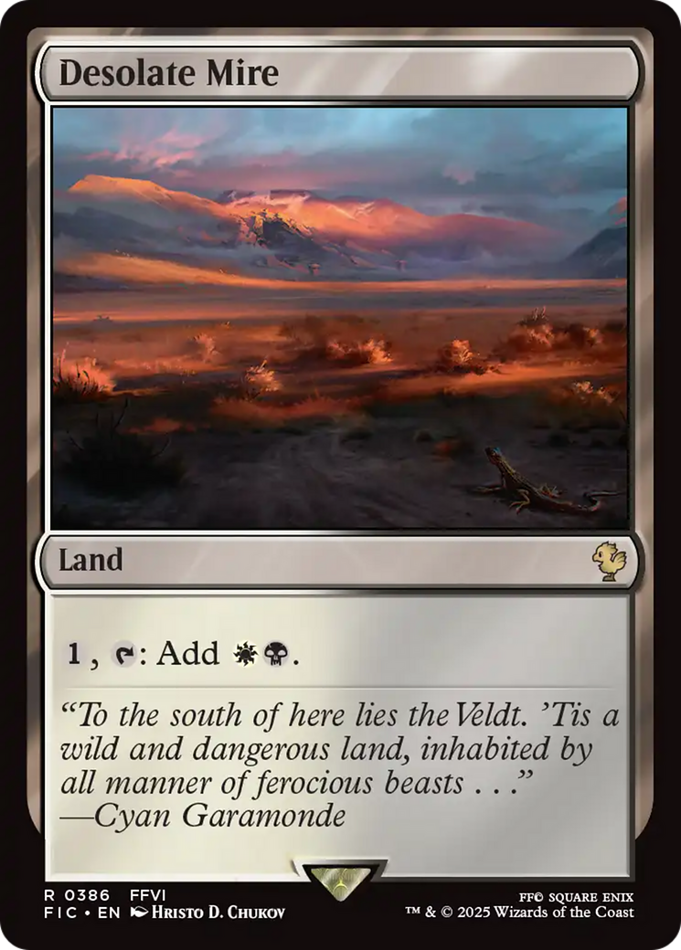 Desolate Mire [FINAL FANTASY Commander] | Jomio and Rueliete's Cards and Comics