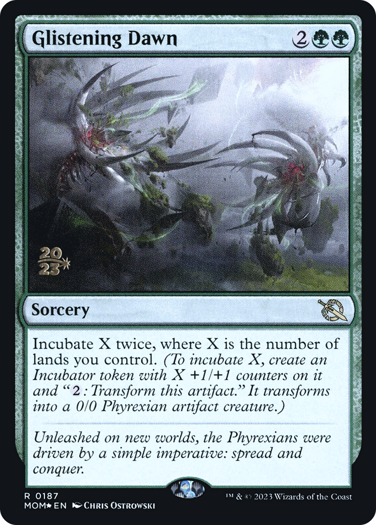 Glistening Dawn [March of the Machine Prerelease Promos] | Jomio and Rueliete's Cards and Comics