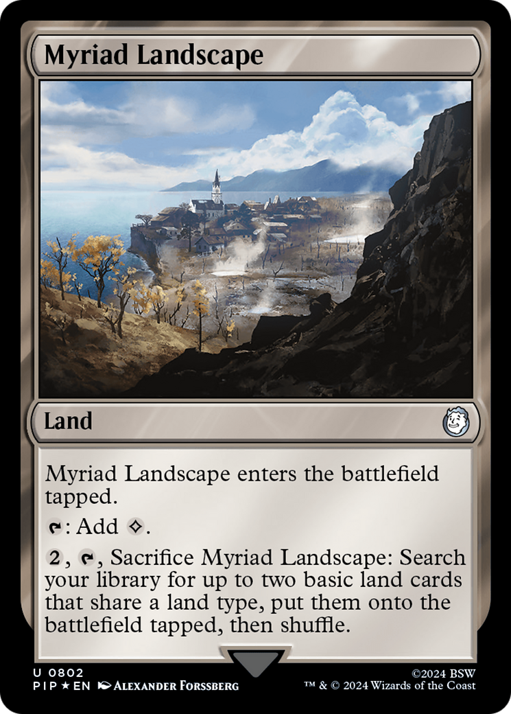 Myriad Landscape (Surge Foil) [Fallout] | Jomio and Rueliete's Cards and Comics