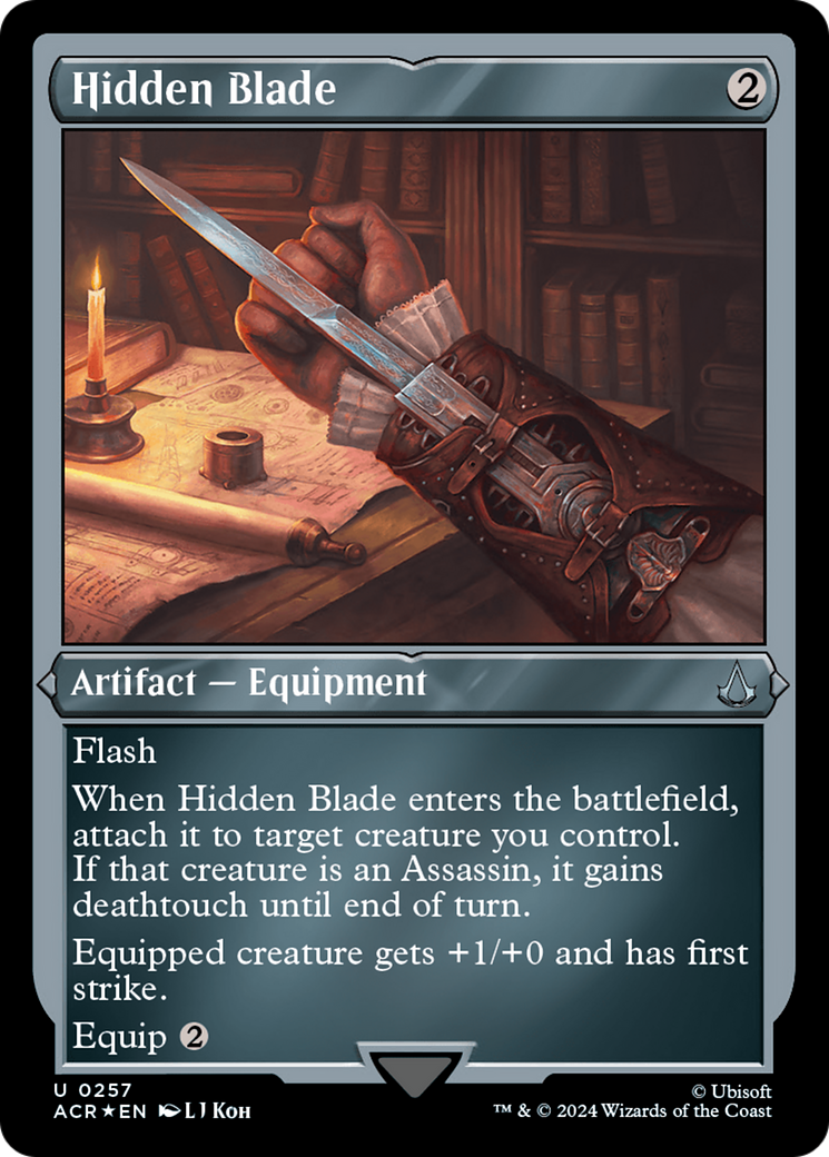 Hidden Blade (Foil Etched) [Assassin's Creed] | Jomio and Rueliete's Cards and Comics