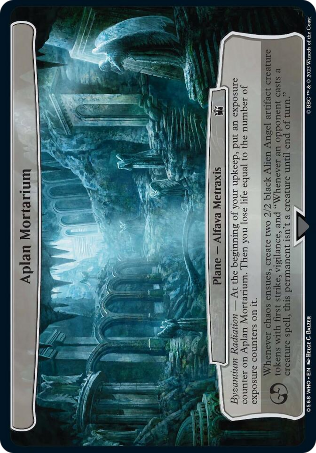 Aplan Mortarium [Doctor Who] | Jomio and Rueliete's Cards and Comics