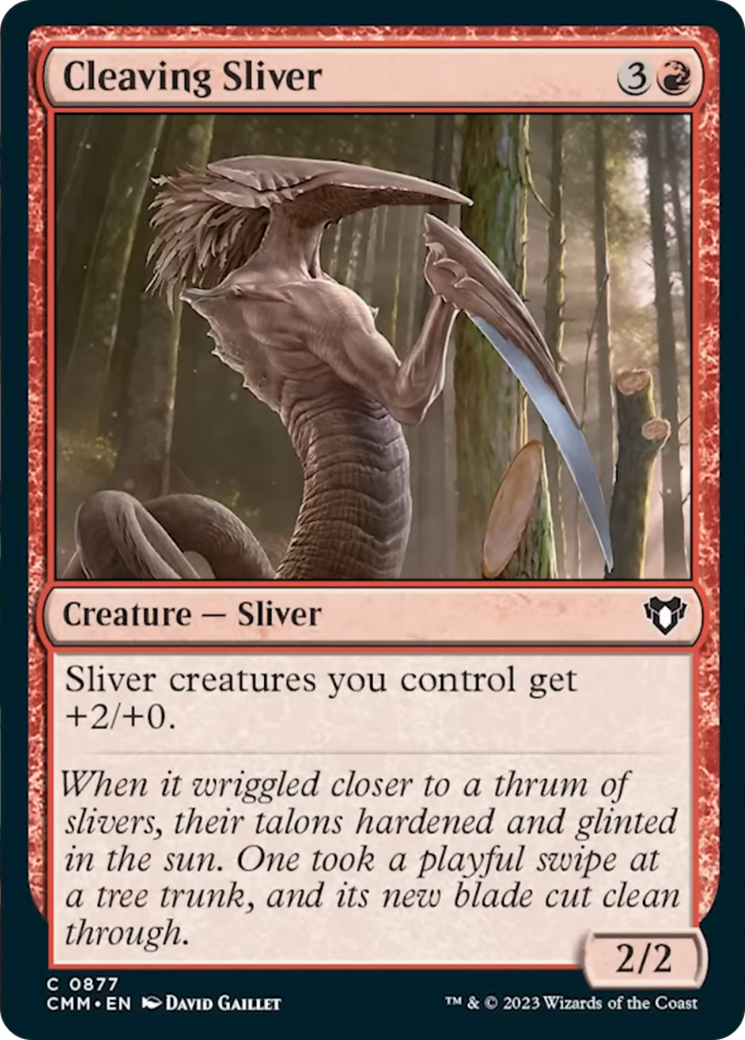 Cleaving Sliver [Commander Masters] | Jomio and Rueliete's Cards and Comics