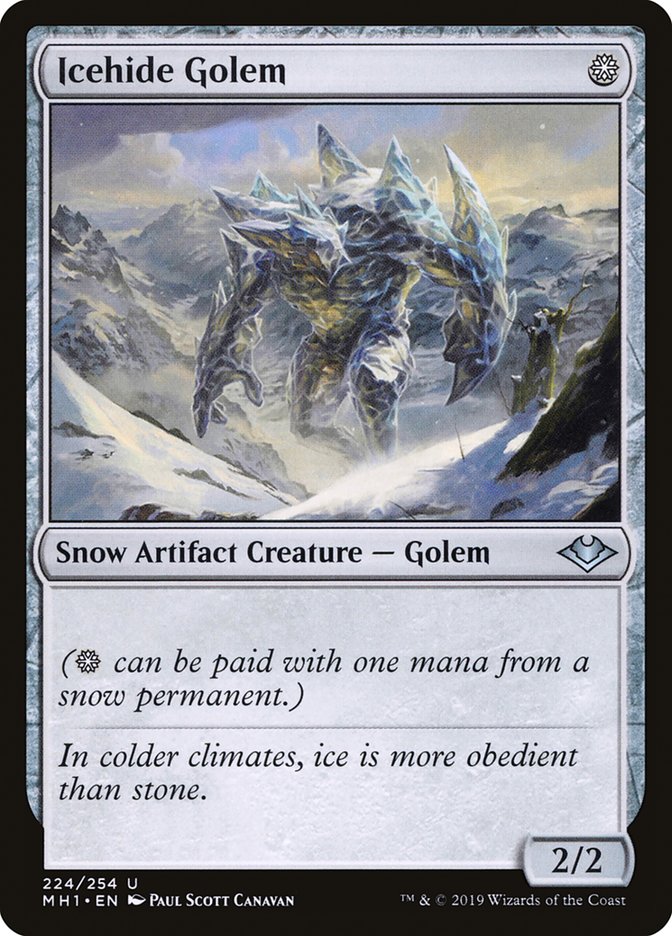 Icehide Golem [Modern Horizons] | Jomio and Rueliete's Cards and Comics