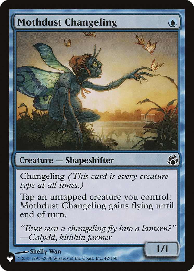 Mothdust Changeling [The List] | Jomio and Rueliete's Cards and Comics
