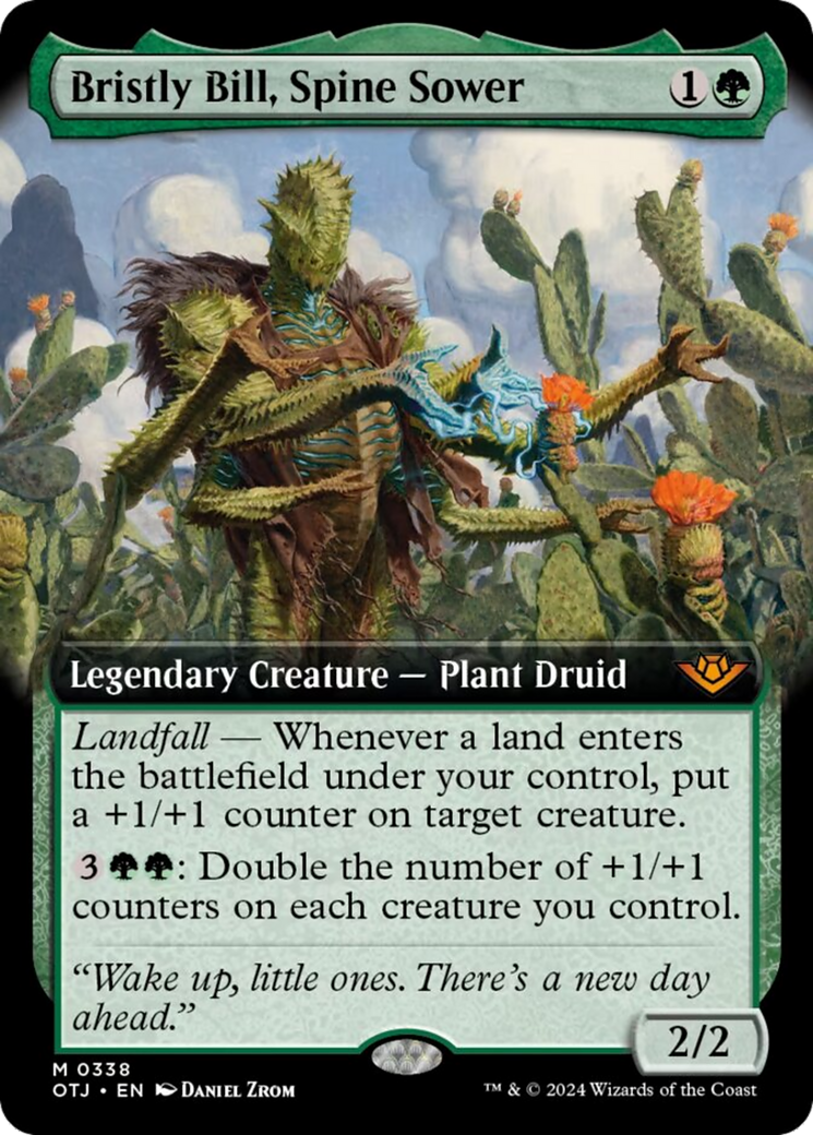 Bristly Bill, Spine Sower (Extended Art) [Outlaws of Thunder Junction] | Jomio and Rueliete's Cards and Comics