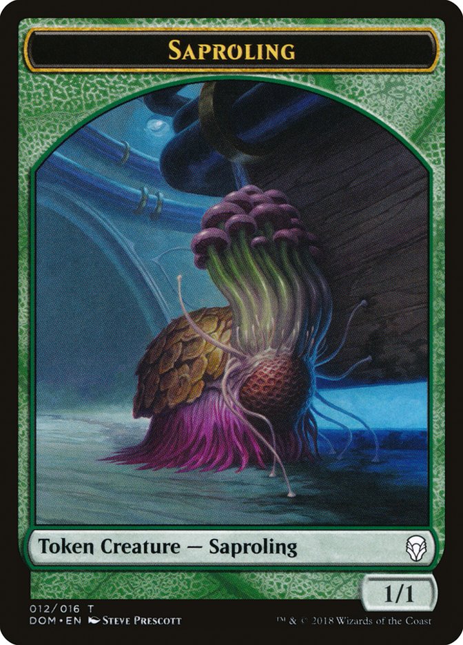 Saproling Token (012/016) [Dominaria Tokens] | Jomio and Rueliete's Cards and Comics