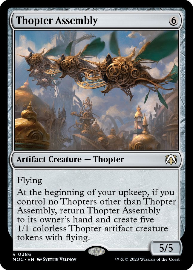 Thopter Assembly [March of the Machine Commander] | Jomio and Rueliete's Cards and Comics