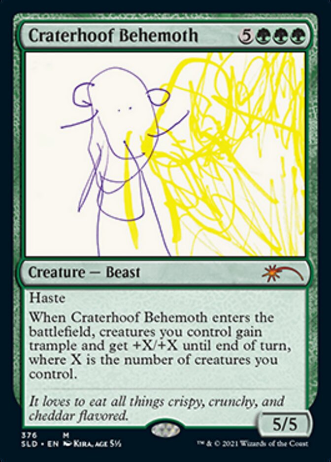 Craterhoof Behemoth (376) [Secret Lair Drop Series] | Jomio and Rueliete's Cards and Comics