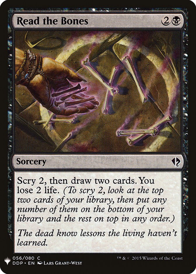 Read the Bones [Mystery Booster] | Jomio and Rueliete's Cards and Comics