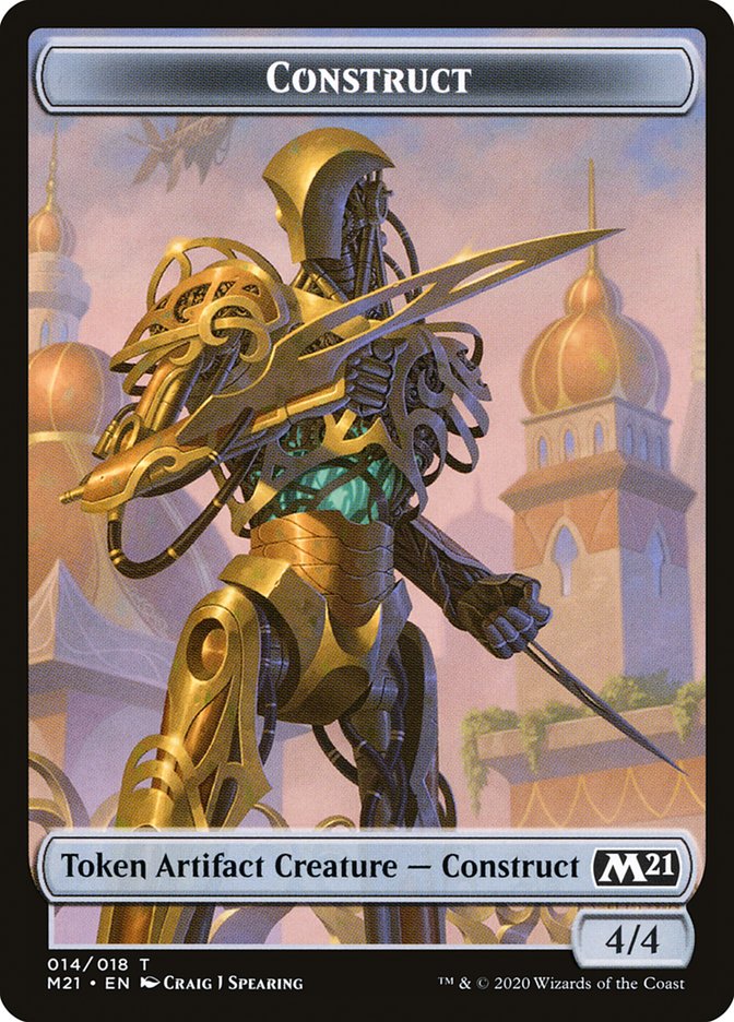 Construct Token [Core Set 2021 Tokens] | Jomio and Rueliete's Cards and Comics