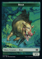 Boar // Eldrazi Scion Double-Sided Token [Double Masters 2022 Tokens] | Jomio and Rueliete's Cards and Comics