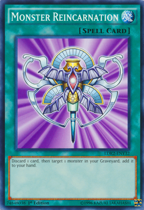 Monster Reincarnation [LDK2-ENY32] Common | Jomio and Rueliete's Cards and Comics