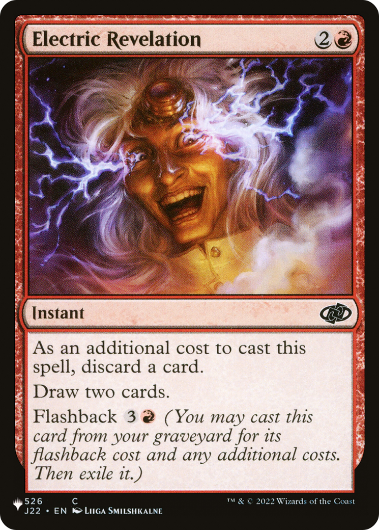 Electric Revelation [The List] | Jomio and Rueliete's Cards and Comics