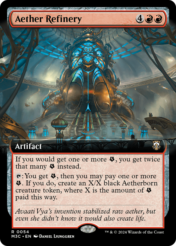 Aether Refinery (Extended Art) [Modern Horizons 3 Commander] | Jomio and Rueliete's Cards and Comics