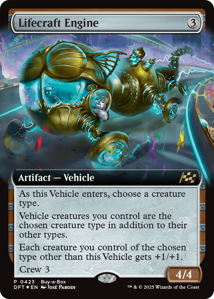 Lifecraft Engine (Extended Art) (Buy-A-Box) [Aetherdrift Promos] | Jomio and Rueliete's Cards and Comics